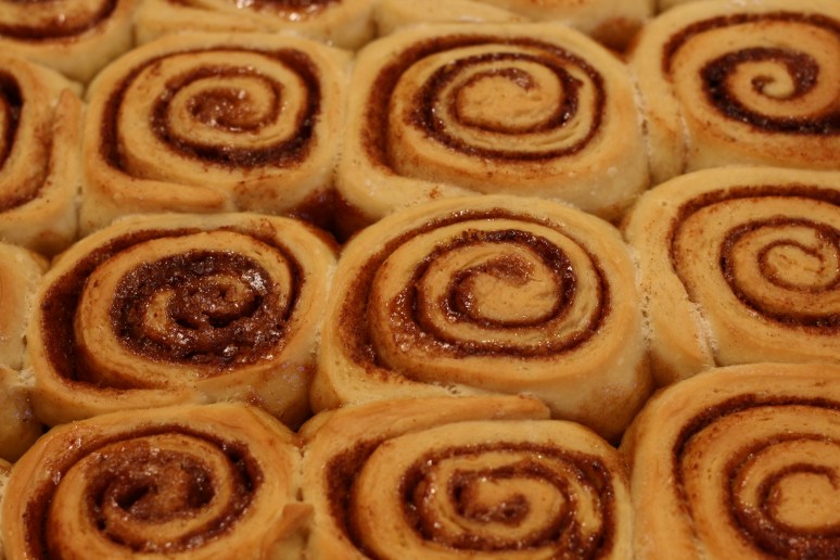 Baked rolls, out of the oven