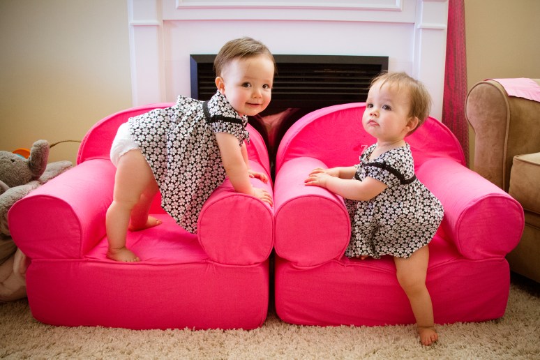 All clean after cake smash